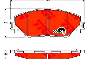Klocki Hamulcowe Toyota Przód Rav4 Iii 06- Trw
