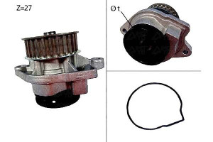 Pompa Wody Vw 1,0 1,4 Polo Lupo Valeo