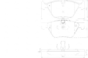 Klocki Hamulcowe Bmw 5 E60 03-10 A.b.s.
