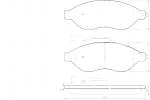 Klocki Hamulcowe Citroen Jumper 06- A.b.s.