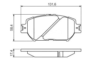 Klocki Hamulcowe Lexus Gs Is Ii 2.5/3.0 04.05-03.1