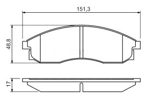 Klocki Hamulcowe Hyundai Lantra Ii Mitsubishi 200