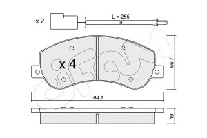 Klocki Hamulcowe Ford Transit 06- Cifam