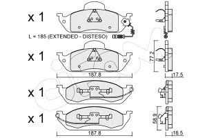 Klocki Hamulcowe Mercedes W163 Ml230-ml430 98-05 C