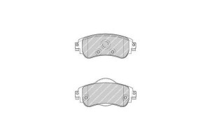 Klocki Hamulcowe Citroen C4 Ii 1.2/1.4/1.6d 11.09-