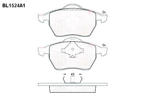 Klocki Hamulcowe Audi A3 Seat Ibiza Toledo Vw Golf
