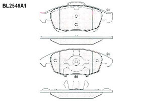 Klocki Hamulcowe Citroen Berlingo C4 Ds4 Peugeot 5