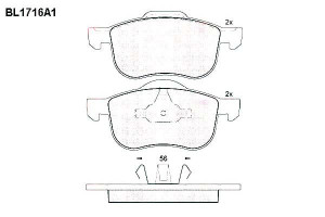 Klocki Hamulcowe Volvo S60 S80 V70 Xc70 18.9mm Wva