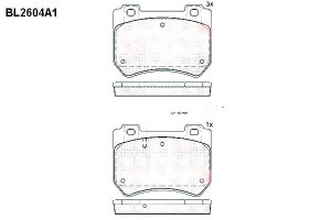 Klocki Hamulcowe Alfa Romeo 159 Brera Spider 15.8m