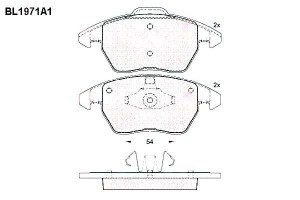 Klocki Hamulcowe Peugeot 207 307 Rcz 19mm Wva23589