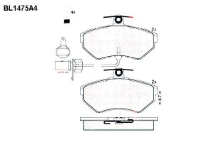 Klocki Hamulcowe Audi A4 Vw Passat 19.6mm Wva21945
