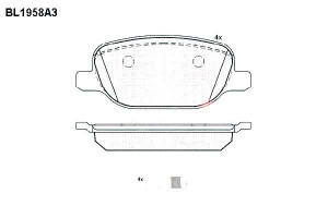 Klocki Hamulcowe Alfa Romeo 159 Brera Spider Lanci