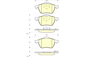 Klocki Hamulcowe Audi A3 Tt Seat Toledo Skoda Octa