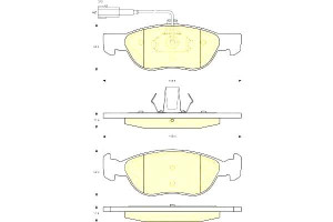 Klocki Hamulcowe Alfa Romeo 145 146 1.4 1.6 16v +a