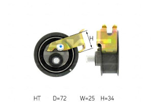 Rolka Paska Rozrządu Vw 1,8 20v Skf