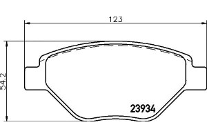 Klocki Hamulcowe Hella Pagid 410609192r 7701207673