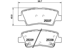 Klocki Hamulcowe Hella Pagid 58302c8a30 583023ra70