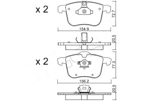 Klocki Hamulcowe Opel Vectra C 3,0 Cdti 03-08 Mete