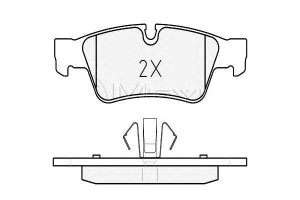 Klocki Hamulcowe Mercedes Tył W164 251 05- M R-kla
