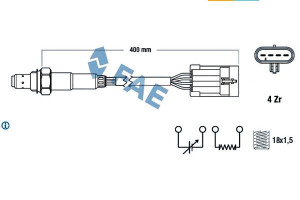Sonda Lambda Opel Astra G Vectra B Zafira A 1.4/1.