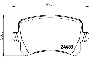 Klocki Hamulcowe Mintex 3c0698451c 3aa698451 3c069