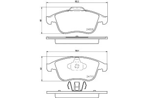Klocki Hamulcowe Mintex 410605055r 440608746r 3774