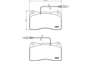 Klocki Hamulcowe Mintex 9404254608 9467529687 E172