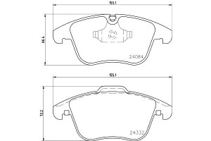 Klocki Hamulcowe Mintex 1610103880 4254a7 16092531