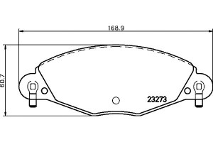 Klocki Hamulcowe Mintex 425289 425216 425249 E1722