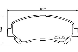 Klocki Hamulcowe Mintex D10603ub0a D10609n00a D106