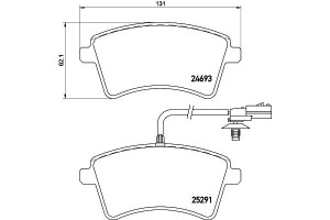 Klocki Hamulcowe Mintex 410605649r Pad1900 1304602