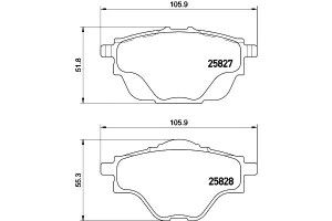 Klocki Hamulcowe Mintex 1609000980 Lp2509 8db35502