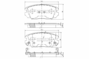 Klocki Hamulcowe Przód Hyundai Elantra Kia Sportag