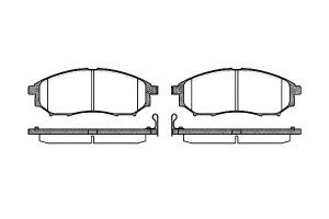 Klocki Hamulcowe Remsa 41060eg090 D10601mf0a D1060