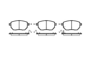 Klocki Hamulcowe Remsa 41060ca092 41060ca090 Ay040