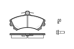 Klocki Hamulcowe Remsa 4605a734 Mr977117 A45442009