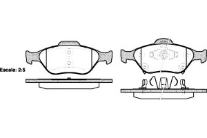 Klocki Hamulcowe Remsa 044650d050 044650d120 04465