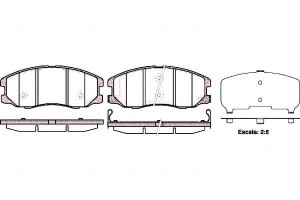 Klocki Hamulcowe Chevrolet Captiva Opel Antara 16.