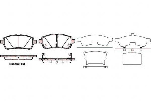 Klocki Hamulcowe Przód Mazda 2 07> Suzuki Swift 10