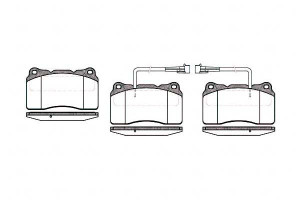 Klocki Hamulcowe Alfa Romeo 156 159 166 Brera Lanc