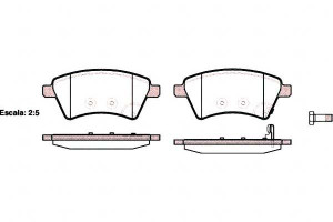 Klocki Hamulcowe Fiat Sedici Suzuki Sx4 16mm Wva24