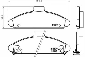 Klocki Hamulcowe Hyundai S 1.5 02.90-05.96 Textar
