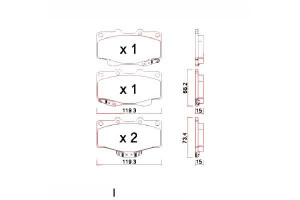 Klocki Hamulcowe Toyota Hilux 88-05 Zimmermann