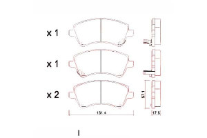 Klocki Hamulcowe Toyota Corolla 02-06 Zimmermann
