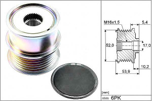 Koło Pasowe Alternatora Vw 1,0-1,6 09- Ina