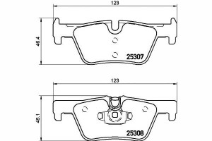 Klocki Hamulcowe Bmw Tył F30 316-328 F20 114-125 F