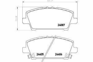 Klocki Hamulcowe Honda Przód Civic 06- Textar