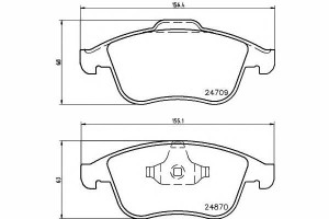 Klocki Hamulcowe Renault Przód Laguna 07- 2,0 3,0