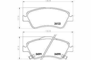 Klocki Hamulcowe Toyota Przód Auris 06- Anglik Tex