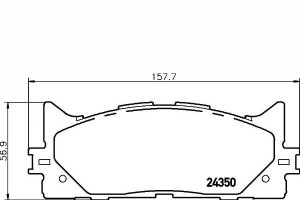 Klocki Hamulcowe Toyota Przód Camry 06- Aurion Tex